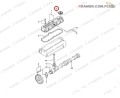 PJ7410054 Korek wlewu oleju VOLVO EC25 EC30 EC35 EC45 EC70 VOLVO EC25  EC30  EC35  EC45  EC70 EW70 Oil filler Cap / Крышка маслозаливной горловины / Öleinfülldeckel