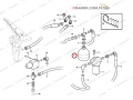 17258322 Akumulator gazowy VOLVO L150H L180H L220G accumulator / аккумулятор