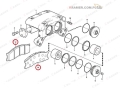 Klocki hamulcowe VOLVO A25D A25E A35D 11709020; hamulcowe/ Brake blocks/ Bremsklötze/ Тормозные колодки/ Blocchi freno/ Blocs de frein/ bremžu kluči/remsbelagsatz / гальмівні колодки / Brzdové destičky.