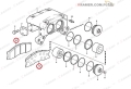 11709042 VOE11709042 Klocki hamulcowe VOLVO A30D A25D A25E A25B A30 A20C L70 L120 L120B Brake Lining / Brake pads / bremžu kluči / тормозные колодки / bremsklotsatz / гальмівні колодки / Brzdové destičky