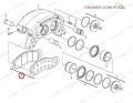 17218536 Klocki hamulcowe stosowane w maszynach VOLVO A25F  A30F  L105 Brake Lining / Brake pads / bremžu kluči / тормозные колодки / bremsklotsatz/ гальмівні колодки / Brzdové destičky / Plăcuțe de frână / Fékbetétek