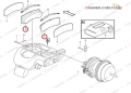 11713355 Klocki hamulcowe stosowane w wozidłach VOLVO A30D  A30E  A30F  A35E A35F  A40F  A30D  A35D Brake Lining / Brake pads / bremžu kluči / тормозные колодки / remsbelagsatz / гальмівні колодки / Brzdové destičky