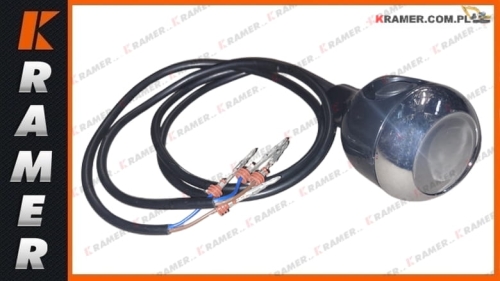 128/12637 Gałka lewarka JCB 2 przyciski 3CX 4CX Knob, excavator plain/ Рукоятка рычага / Ручка