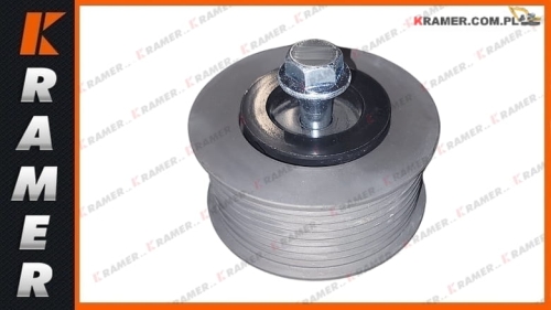 1731498 Rolka napinacza koło pasowe CAT 345 365 385 950 Idler Pulley Assembly GROOVED / Zostava vodiacej kladky DRÁŽKOVANÁ /Sklop pomoćne remenice S ŽLJEBOVIMA / Mellanhjulsenhet RÅFAD