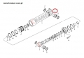 14518587 Tuleja VOLVO siłownika EW140 EW160 EW180 EW200 / Bushing Dipper Boom Tilt at Link / Bushing spacer / Arm Bushing / Tuleja / Bushing / втулка / buchse