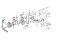 Pompa wody VOLVO EC180 EC210 EC240 EC290 BL60 BL71  VOE20502535 Wasserpumpe / водяной насос / vodné čerpadlo / vízszivattyú / pompa dell'acqua / vannpumpe