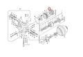 8230-03560 Przekładka silnika obrotu VOLVO EC140B EC210B swing motor spacer / проставка поворотного двигателя / sukamojo variklio tarpiklis