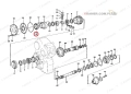 184628 Łożysko VOLVO A35 A35C A40 A40D Bearing / Ložisko / подшипник / Kugellager / cusinetto / csapágy / rulment