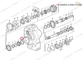184696 Łożysko wałka skrzyni biegów stosowane w maszynachVOLVO A20 A40 A35C A35D A40D Ball Bearing/ Lager/ подшипник/ rotolamento/ Roulemen
