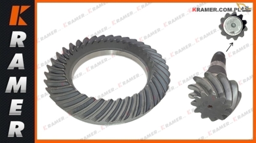 458/20672 453/00900 458/70035 Wałek ataku z kołem talerzowym 11/37 T JCB 3CX 4CX ŁADOWARKI JCB главная пара в задний мост экскаватора-погрузчика /
