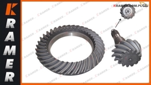 Wałek ataku z kołem talerzowym JCB 3CX 4CX 13T/38T