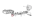 471650 Uszczelka kolektora wydechowego VOLVO A25C L120B exhaust manifold gasket / Прокладка выпускного коллектора / Abgaskrümmerdichtung / Kipufogócsonk tömítése