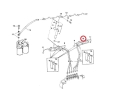 477825 Przewód paliwowy VOLVO A20C A25C Pipe lift pump to fuel filter