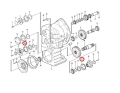 767795 767795 Uszczelnienie flanszy skrzyni Volvo L50 L90F L120 Shaft seal differential manual transmission / lip seal