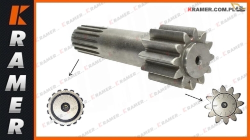 1655864 Wałek zwolnicy stosowany w koparkach CAT311C  311D  312C  312D  314D Final Drive Shaft / Gear Sun  / валредуктора