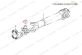 1068253 Krzyżak VOLVO wału A35D A35F A35G A40F A45G U-joint KIT / cross kit spider / Крестовина вала
