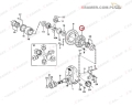 1524396 Obudowa dyferencjału stosowana w maszynach VOLVO A25C A30C A20C Differential Housing