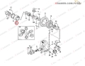 1524397 Obudowa dyferencjału stosowana w wozidłach VOLVO A25C A30C A35C A20C Differential Housing
