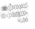 1650609 Sprężynka tłoka skrzyni stosowana w maszynach VOLVO A20 A25 A30 A35 A40 L90 L110 L120 L150 L180 Compression Spring / Возвратная пружинакоробки передач / Пружина