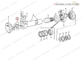 1651032 Krzyżak wału VOLVO L150C L180C A25C A35C A25B Kit Spider / Крестовина карданного вала / Kreuzstift / articulație a arborelui cardanica / kardán kereszt