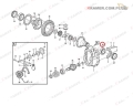 3152068 Łożysko VOLVO zwolnicy A25D A25G A30F A40D Bearing / Ložisko / подшипник / Kugellager / cusinetto / csapágy / rulment