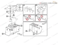 4746300 Poduszka VOLVO zbiornika hydraulicznego A25G A40G rubber cushion / резиновая подушка / gumový vankúš / gumeni jastuk / guide ring / guminė pagalvė / гумова подушка