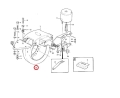 4940065 Tarcza hamulca ręcznego stosowana w wozidłach VOLVO A20  A20B  A20C  A25B  A25 A25C Brake disc/ Scheibenbremse/Bremsscheibe/ Тормозной диск.