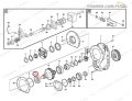 7011071 Łożysko VOLVO przekładni jazdy A25D A30E A30G A35F Bearing / подшипник / lager / roulement