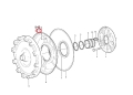 1650429 Uszczelnienie VOLVO A35D A40G A30F A25E seal / dichtung / печать / tarpiklis / tesnenie