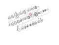 Uszczelnienie skrzyni VOLVO L150F L180C A40 A35C 4720865 Differential Crush Sleeve/  Sealing/Seal Ring/ Dichtung/ САЛЬНИК/ Уплотнение/печать/ étanchéité.