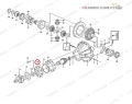 8172960 Obudowa łożyska VOLVO A35  A40  A35E  A35F  A35G  A40E  A40F  A40G Bearing housing / Lagergehäuse / csapágyház / carcasa rulmentului / корпус подшипника