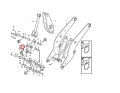 11015610 BM Tuleja VOLVO łącznika łyżki VOLVO L90E L70E L110E L120E L70F L90F L110F L120F L110G L120G L70G L90G L120C L90C L90D L120D L120E Bushing / втулка / buchse