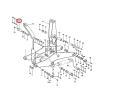 Sworzeń VOLVO łącznika łyżki L90E L120F L120C; Nr.kat- 11015674; Bucket pin/ Schaufelstift/ Булавка для ковша/ Perno della benna/ Goupille de godet.