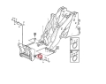Sworzeń VOLVO łączenia łyżki L70E L120 L90E; Nr.kat- 11015759, VOE11015759; Bucket pin/ Schaufelstift/ Булавка для ковша/ Perno della benna/ Goupille de godet.