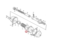11020727 Cylinder hamulca stosowany w maszynach VOLVO L160  A20  A20C  A25  A25C  A30  A30C  4400  4500  4600  4600B  5350  5350B Brake cylinder / bremszylinder / тормозной цилиндр / cilindru de frână / rugóerőtárolósfékhenger