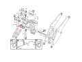 Sworzeń VOLVO łącznika łyżki L150 L180 L150E L180D; Nr.kat- VOE11027076/ 11027076; Bucket pin/ Schaufelstift/ Булавка для ковша/ Perno della benna/ Goupille de godet.