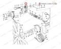 11030542 Napinacz paska w VOLVO A20 EC200  EC230B  EC330B  EC340 EC360B EW200 EW230B L90  L90B  L90C  L90D  L120  L120B  L120C L120D  L150  L150C L180  L180C Belt tightener/ Belt tensioner / натяжитель ремня / tensor curea /övfeszítő