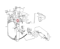 11033225 VOE11033225 Przewód gumowy VOLVO L150 L150C L180 L180C Hose return pipe turbo/Шланг обратки турбо/Turbo žarnos grąžinimo vamzdis/Hortum dönüş borusu turbo
