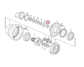 11034512 VOE11034512 Dystans VOLVO L60E L70C L90C L110E L120E L150C L180 L70D L90D L110E L110F L120F L150E L60G L70F L90F L150F L180C L60H L70H L90H L110H L120H L150H Spacer Washer / Дистанционная прокладка / arandela espaciadora / Distanzscheibe / Шайба