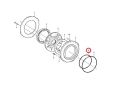 11035345 Uszczelnienie VOLVO hamulca L70E  L50E  L60F  L70C  L50C  L70D  L90F  L60E Sealing Ring / печать/ dichtung