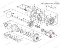 11035763 Piasta koła VOLVO L150 L150E L180D L180H planet carrier / Planetenträger / Вал ступицы