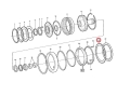 11036733 Przekładka sprzęgła VOLVO A25D A30E A35C A40E Plate counter / friction disc