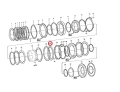 11038189 Tarczka cierna sprzęgła VOLVO A25D A30D A35C A40D  clutch friction plate / фрикционный диск сцепления / фрыкцыйнага дыска счаплення