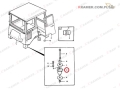 11060256 Poduszka kabiny VOLVO A30C A35C A25 A40 Rubber Damper