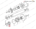 11060534 VOE11060534  Łożysko flanszy mostu stosowane w wozidłach VOLVO  A25D A30D Bearing / Roller and Cage / Ložisko / Kugellager /  cusinetto / Подшипник