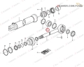 11088231 Łożysko siłownika skrętu stosowane w wozidłachVOLVO A35C  A35D  A35E  A35F  A35G A40  A40D  A40E  A40F  A40G Roller Bearing / Подшипник гидроцилиндра/ Bearing/ Lager/  rotolamento/ Roulemen