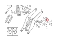 11091998 Sworzeń łącznika łyżki stosowany w ładowarkach VOLVO L50B  L50C  L60E  L60F  L60G  L60H  L70B  L70C  L70D Bucket pin/ Schaufelstift / Булавка для ковша / Perno della benna / Goupille de godet