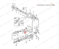 11102997 Łożysko wałka ataku wozideł VOLVO A20   A25  A30  A35 Łożysko Bearing Ložisko Kugellager  cusinetto  подшипник