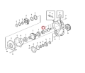 11103069 Sprzęgło kłowe VOLVO A25D A25E A30G A35G A40E dog clutch / муфта блокировки дифференциала