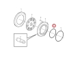11103386 Uszczelnienie VOLVO hamulca L150E L220E L180E L180F L220F L220G L180G L150G L250G Seal ring/ печать/ dichtung